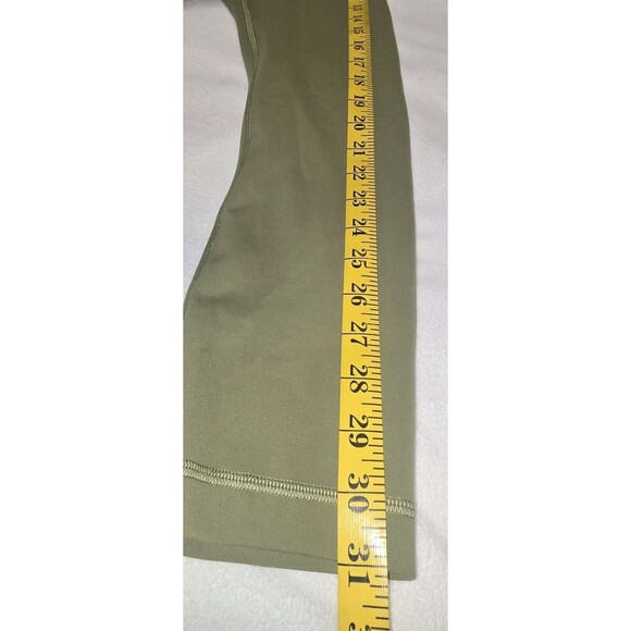 Lululemon Wunder Under High Rise Tights Womens 4 Olive Green Stretch Yoga - Picture 6 of 14